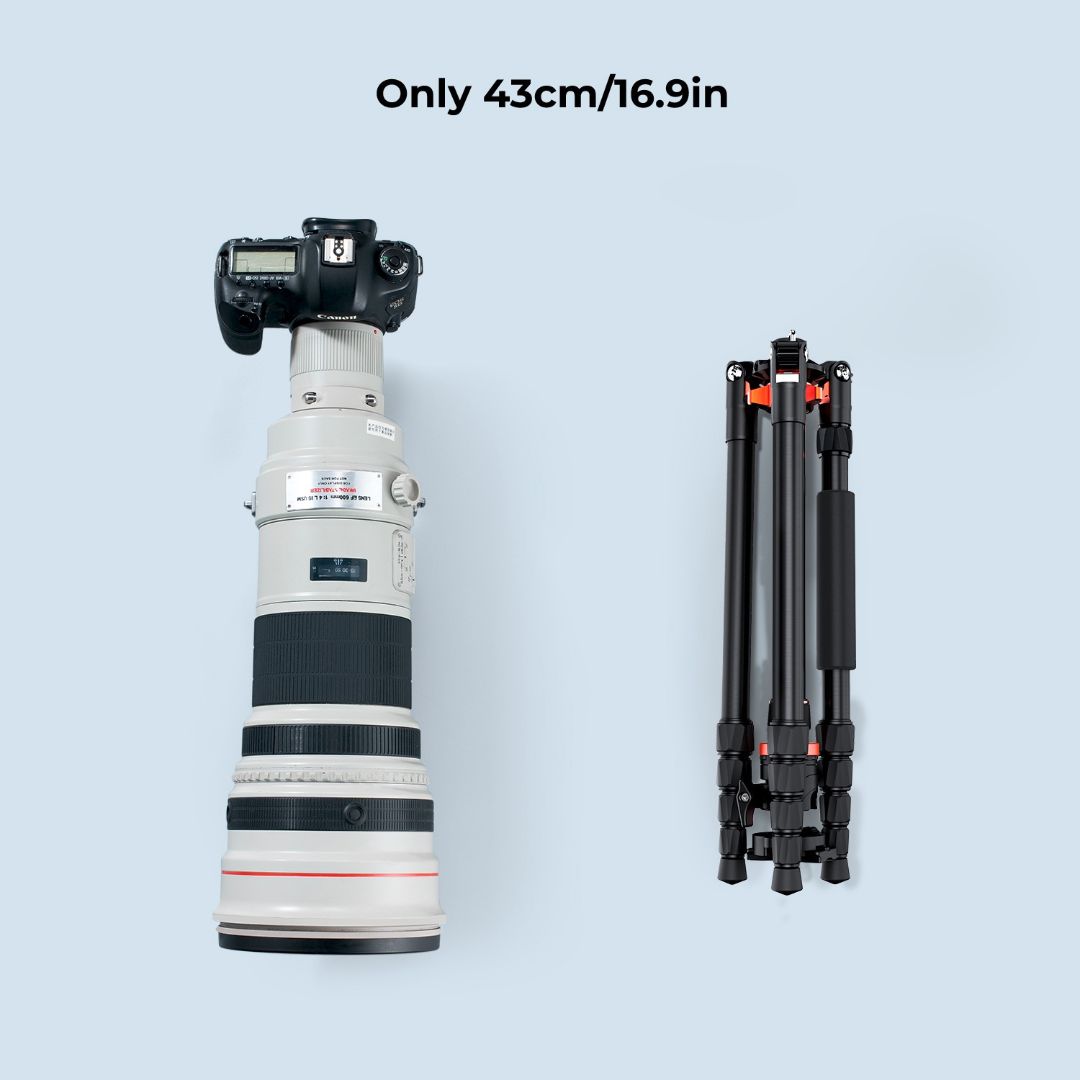 K&F Concept Aluminium Tripod KF09.083V2 - 6